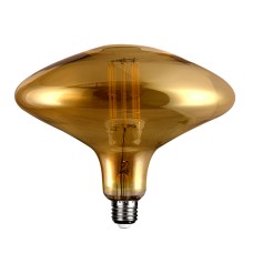 Vintage λάμπα LED Fillament Amber zyro E27 6W 2700K dimmable ACA | ZYRO6WWDIMAM